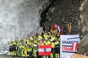 STRABAG and Skanska manage to break through with largest tunnel drilling machine in Norway